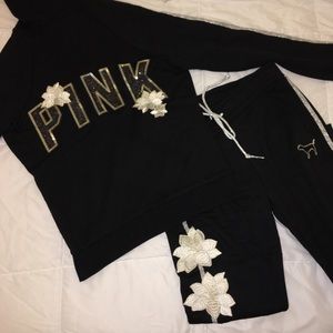 Victoria’s Secret PINK Lilly Embroidered Hoodie